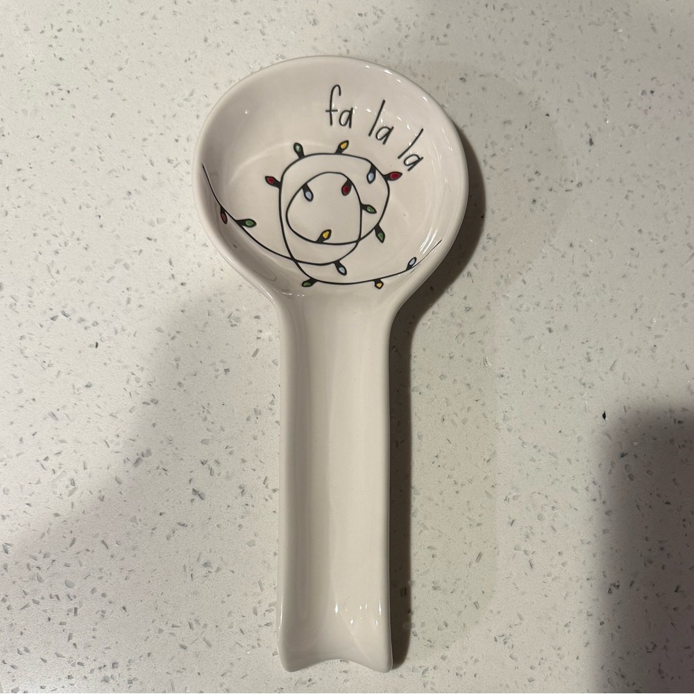 Rae Dunn Cream Spoon Rest